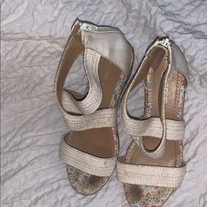 Cute cream colored wedges